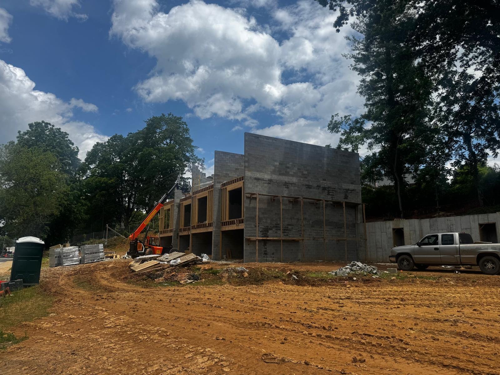 Structural Stone Retaining Wall #22 completed by New Style Masonry LLC in Candler, NC