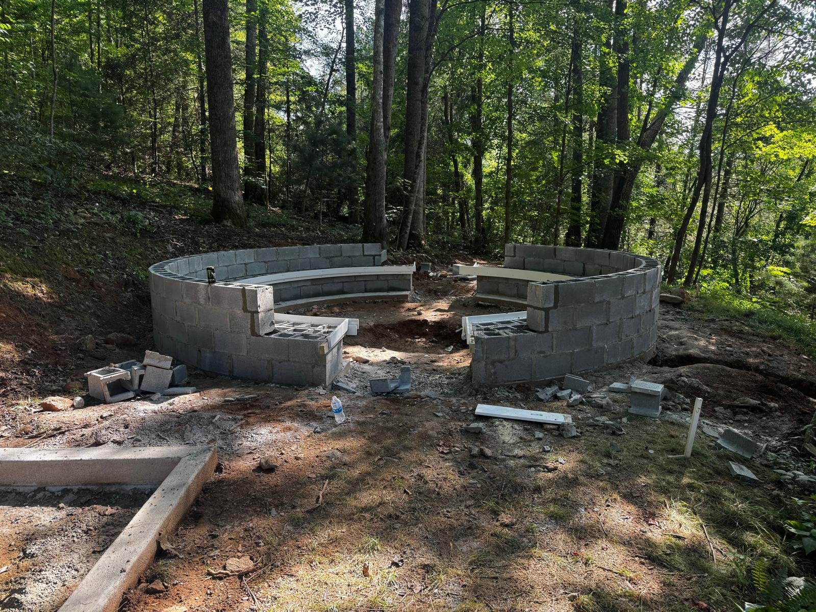 Custom Architectural Stonework #33 completed by New Style Masonry LLC in Swannanoa, NC