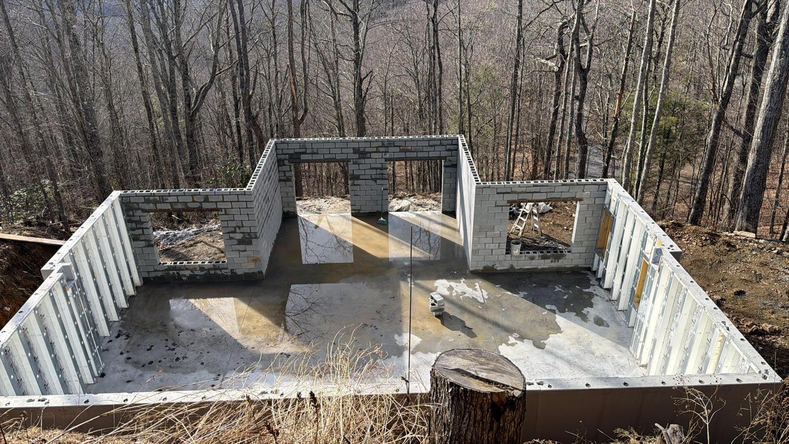 Masonry Restoration Before & After #34 completed by New Style Masonry LLC in Candler, NC