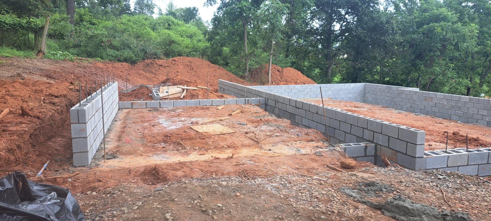 Structural Stone Retaining Wall #36 completed by New Style Masonry LLC in Fairview, NC